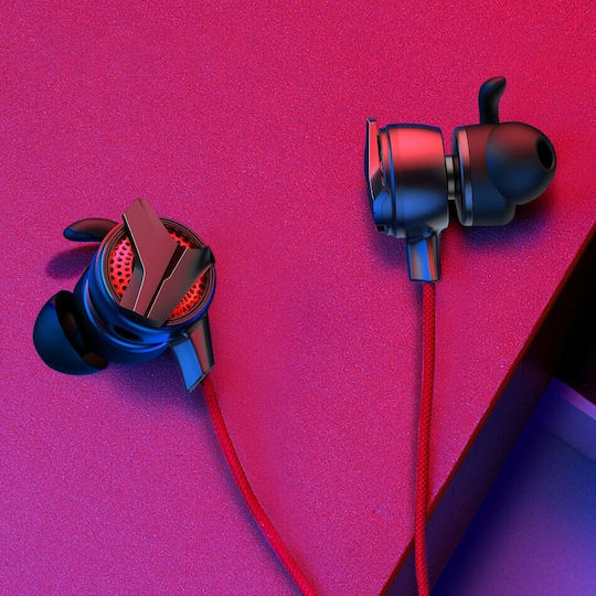 Baseus Gamo C15 In Ear Gaming Headset με σύνδεση USB Κόκκινο