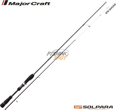 Major Craft SP Solpara Ajing Solid Tip S702AJI Angelrute für Light Rockfishing 2.13m 0.6-10gr