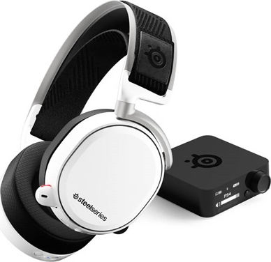 SteelSeries Arctis Pro + GameDAC Over Ear Gaming Headset με σύνδεση 3.5mm / USB Λευκό