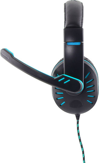 Esperanza Crow (Blue) Over Ear Gaming Headset with Connection 2x3.5mm Blue