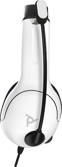 PDP LVL40 PS4/PS5 Over Ear Gaming Headset με σύνδεση 3.5mm Λευκό for PS4 / PS5