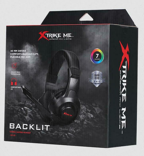 Xtrike Me HP-311 Over Ear Gaming Headset with Connection 2x3.5mm / USB / 3.5mm