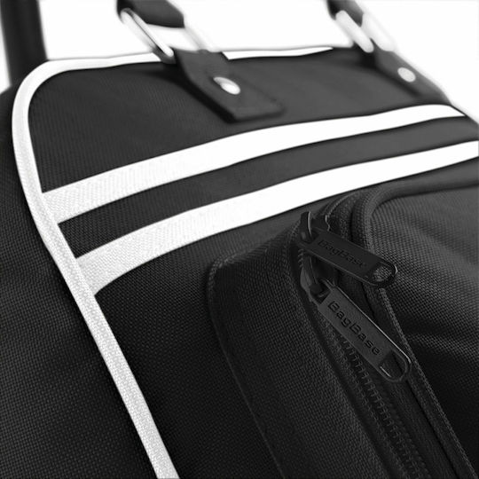 BagBase BG75 Σακ Βουαγιάζ 23lt Black/White Υφασμάτινο Μ44xΠ25xΥ31εκ.