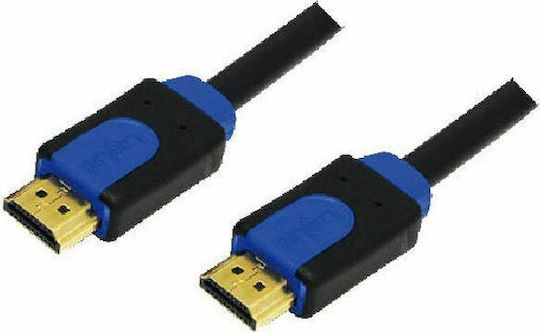 LogiLink HDMI 1.4 High Speed 1080p 120Hz Cable HDMI male - HDMI male 15m Μπλε