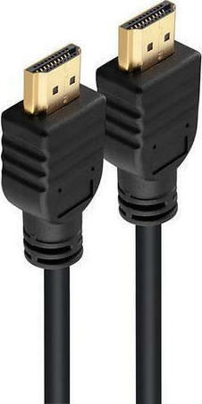 Powertech HDMI 1.4 High Speed 1080p 120Hz Cable HDMI male - HDMI male 1.5m Μαύρο