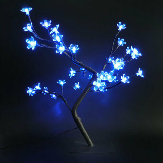 Christmas Decorative Illuminated Cherry Metal Tree Natural Appearance 42cm IP44 Electric Black