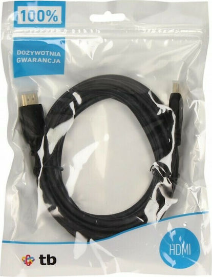 HDMI 1.4 High Speed 1080p 120Hz Кабел HDMI Мъжки - HDMI Мъжки 3м Черен