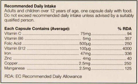 Health Aid Haemovit Plus Συμπλήρωμα για την Εγκυμοσύνη 30 κάψουλες