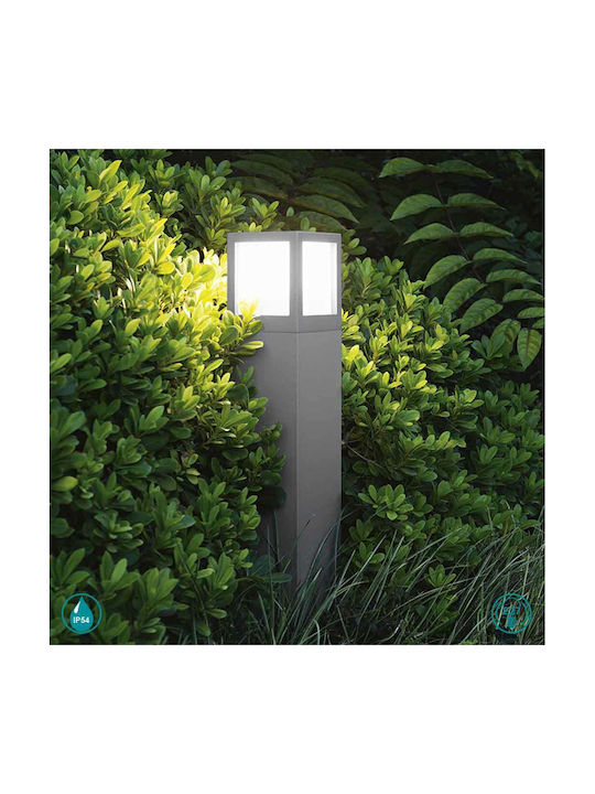 Gea Luce Nora Outdoor Floor Lamp Small Post IP54 Silver