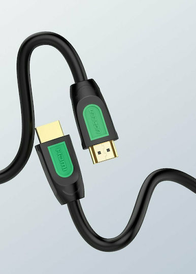 Ugreen HDMI 1.4 High Speed 1080p 120Hz Cable HDMI male - HDMI male 1m Μαύρο