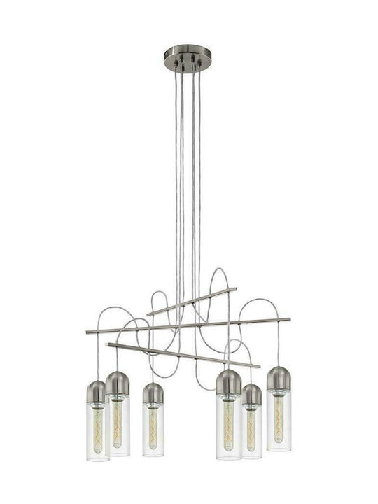 Eglo Zacharo Pendant Light LED Silver