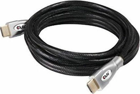 Club3D HDMI 2.0 Premium High Speed 4K 60Hz HDR Braided Cable HDMI male - HDMI male 10m Μαύρο