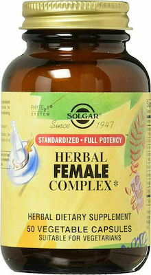 Solgar Herbal Female Complex Supplement for Menopause 50 veg. caps 033984041639