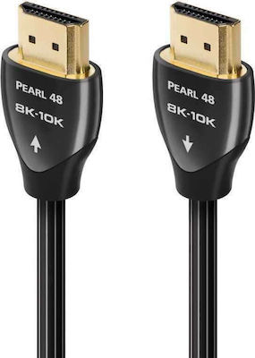 Audioquest Pearl 48 HDMI 2.1 Cable HDMI male - HDMI male 2m Μαύρο