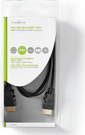Nedis HDMI 2.0 Premium High Speed 4K 60Hz HDR Cable HDMI Male - HDMI Male 1m Black