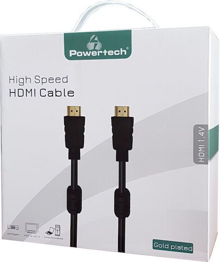 Powertech HDMI 1.4 High Speed 1080p 120Hz Cable HDMI Male - HDMI Male 15m Black