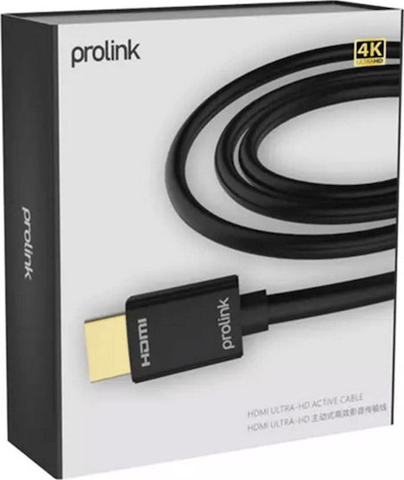 Prolink HDMI 2.0 Premium High Speed 4K 60Hz HDR Cable HDMI Male - HDMI Male 15m Black