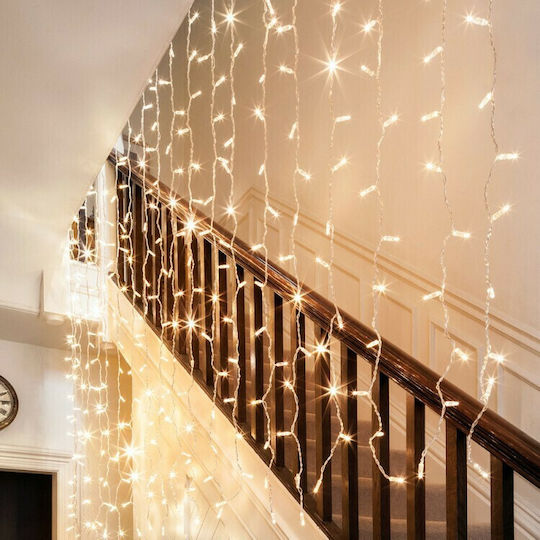 200 Λαμπάκια LED Κουρτίνα 2μ. x 100εκ. Ψυχρό Λευκό 200 Λαμπάκια LED Κουρτίνα 2μ. x 100εκ. Ψυχρό Λευκό