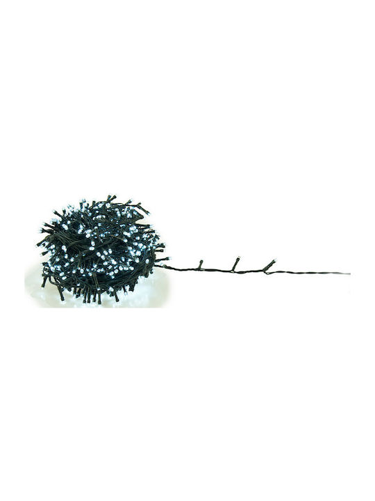 600 Lights LED 30m. Cold White in String 1pcs