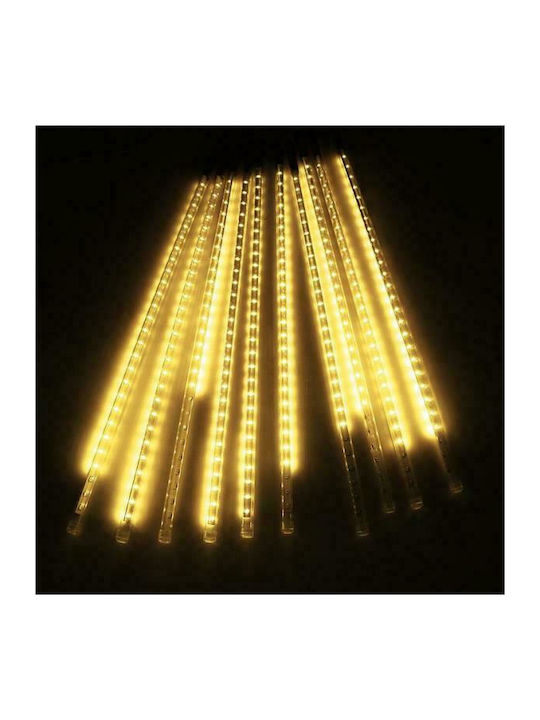 8 Lights LED 2.5m. x 47cm Warm White type Meteor