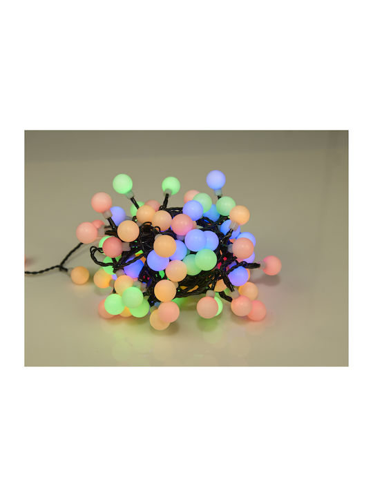 100 Lights LED 13m. Multicolor in String 1pcs