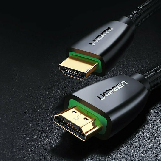 Ugreen HDMI 2.0 Premium High Speed 4K 60Hz HDR Braided Cable HDMI Male - HDMI Male 1.5m Black