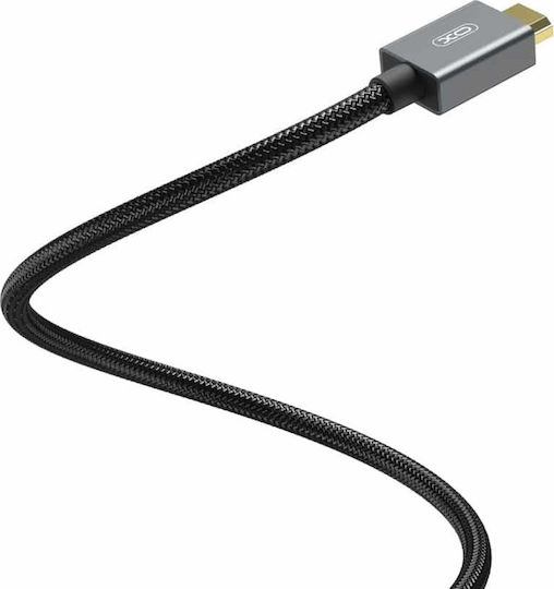 XO HDMI 2.1 Ultra High Speed 48Gbps 4K 120Hz HDR VRR Braided Cable HDMI Male - HDMI Male 1.5m Black