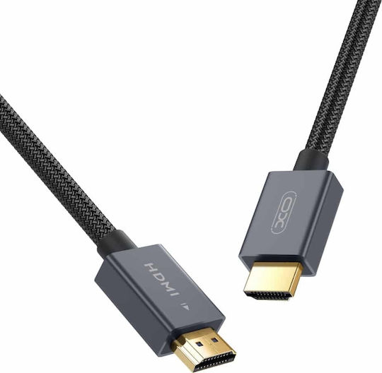 XO HDMI 2.1 Ultra High Speed 48Gbps 4K 120Hz HDR VRR Braided Cable HDMI Male - HDMI Male 1.5m Black