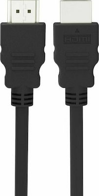 Powertech HDMI 1.4 Cable HDMI male - HDMI male 3m Μαύρο