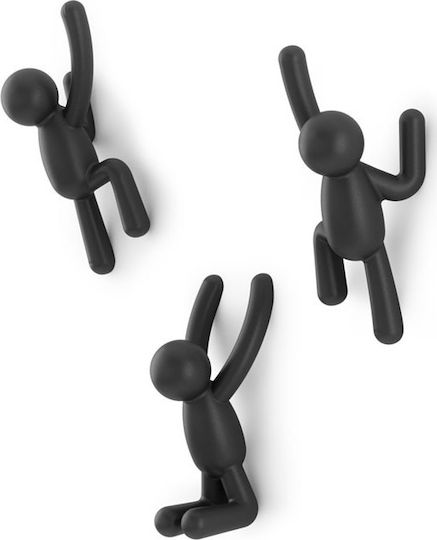 Umbra Buddy Hooks Πλαστική Μονή 7.6x7.6x16.5cm 3τμχ Umbra Buddy Hooks Πλαστική Μονή 7.6x7.6x16.5cm 3τμχ