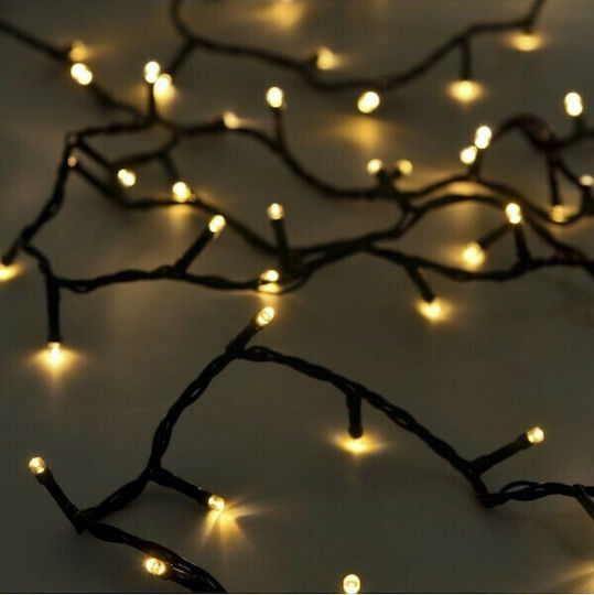 300 Lights LED 18m. Warm White in String 1pcs