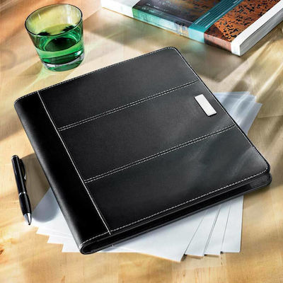 Contax Clipboard Bifold Conference for Paper A4 Black Protagoras 1pcs