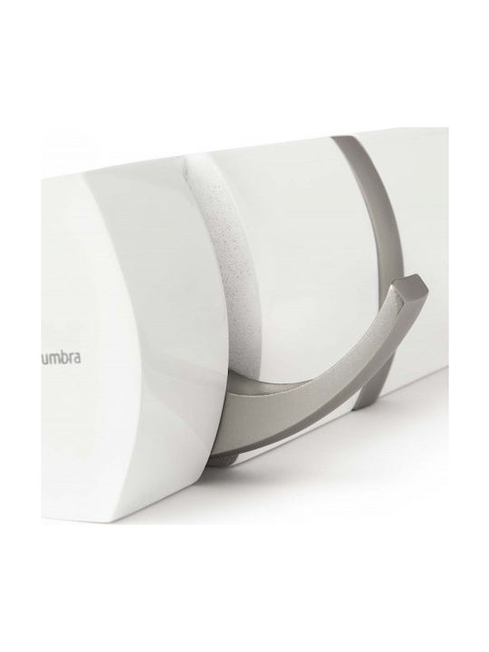 Umbra Wall Hanger Flip 8 Hook White Wooden 8 Hooks White 81.3x3.2x7.6cm