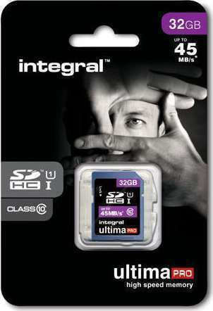 Integral UltimaPro SDHC 32GB U1 UHS-I με αντάπτορα