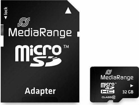 MediaRange MR959 microSDHC 32GB Class 10 A1 High Speed 80MB/s με αντάπτορα