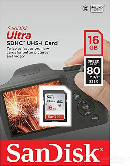 Sandisk Ultra SDHC Clasa 10 UHS-I