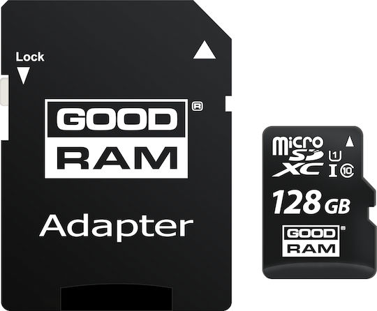 GoodRAM microSDXC 128GB U1 UHS-I 100MB/s с адаптер
