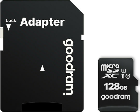 GoodRAM microSDXC 128GB U1 UHS-I 100MB/s с адаптер