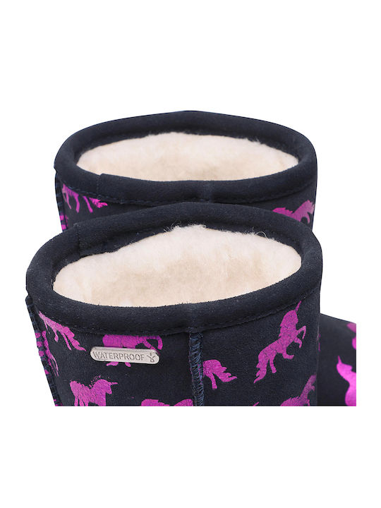 Rainbow Unicorn Brumby Ghete de Zăpadă Copii din Suede Negre