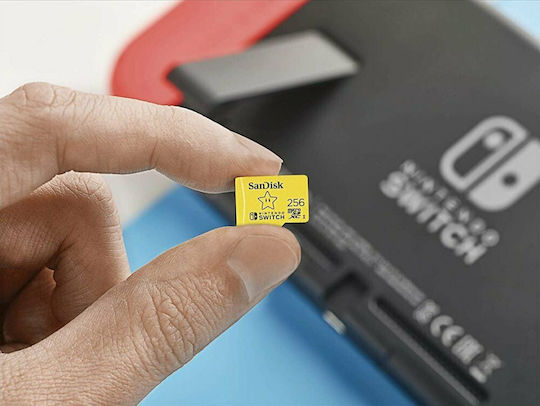 Sandisk Nintendo Switch microSDXC 256GB Class 10 U3 V30 A1 UHS-I