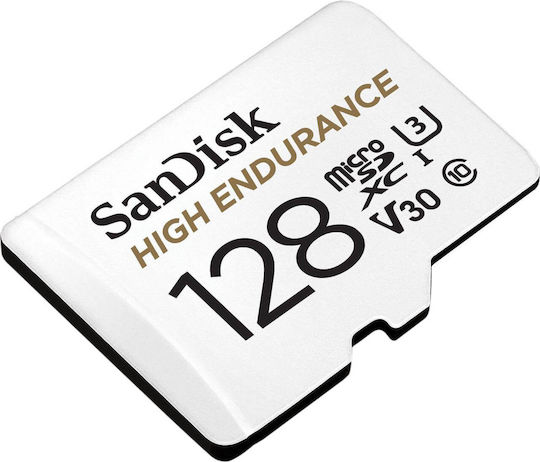 Sandisk High Endurance microSDXC 128GB U3 V30 UHS-I с адаптер