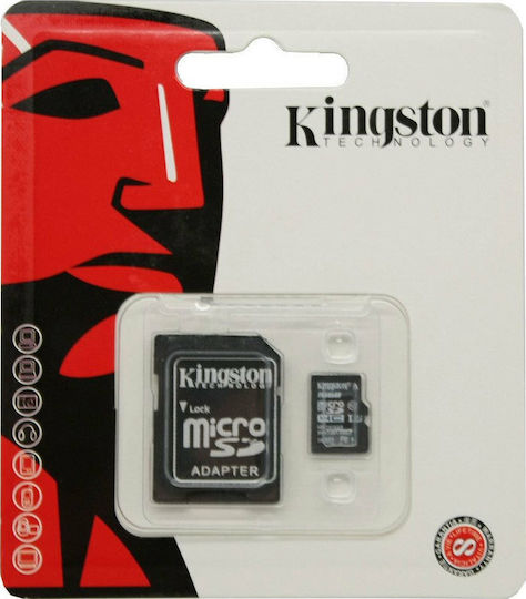 Kingston Canvas Select Plus microSDXC 64GB U1 V10 A1 UHS-I 100MB/s με αντάπτορα
