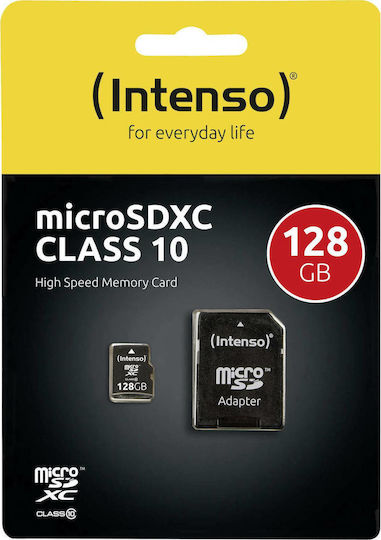 Intenso microSDXC 128GB Class 10 40MB/s with Adapter