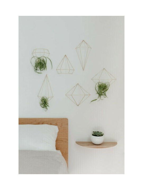 Umbra 3D Wall Decor Geometric Shapes Gold Made of Metal 6 Pieces