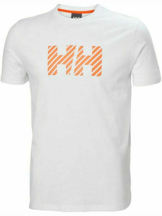 Helly Hansen Active Ανδρικό T-shirt Λευκό με Λογότυπο