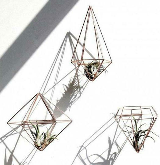 Umbra 3D Wall Decor Geometric Shapes Copper Made of Metal 6 Pieces