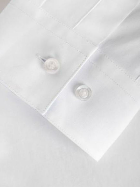 Erondo Long-sleeved Cotton Shirt White