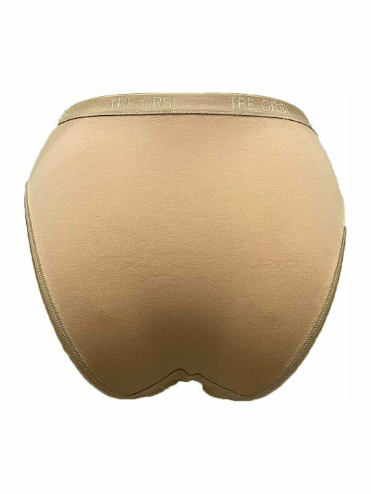 Underwear TRE ORSI High Waist Underwear in Beige Color