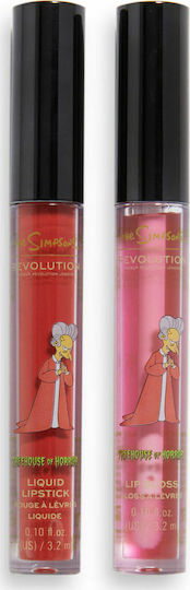 Revolution Beauty The Simpsons Revolution Living Dead Σετ Lip Gloss Vampire Mr. Burns 2τμχ