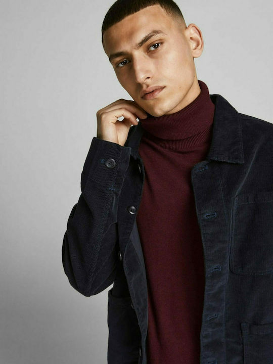 Rollneck Long Sleeve Sweater Port Royale Burgundy